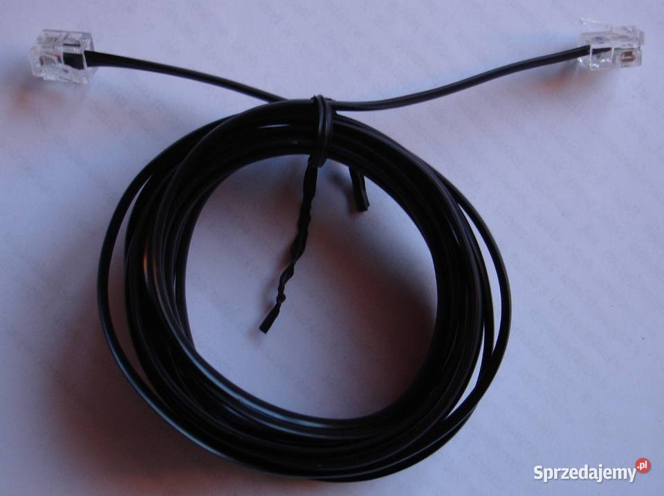 Przedłużacz kabel telefoniczny wtyk wtyk 3m wtyk Zbylitowska Góra