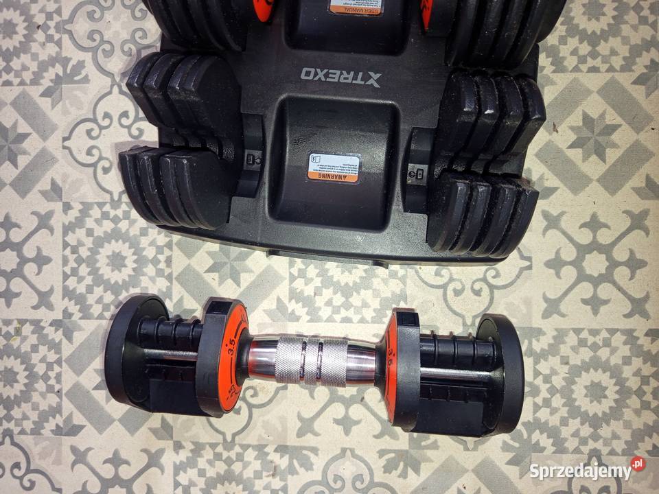 Zestaw hantli regulowanych XTREXO 2x575 czarny