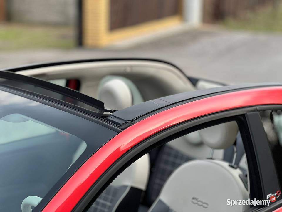 Włoski cukiereczek szuka klienta Fiat 500 Cabrio 30000km