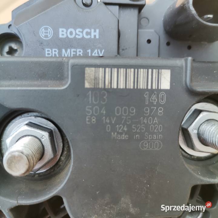 DUCATO JUMPR BOXER DAILY 23 ALTERNATOR 140A Bieleń