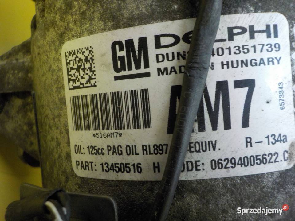 ASTRA J ZAFIRA INSIGNIA 16 CDTI 16r B16DTH Kompresory klimatyzacji Suków sprzedam