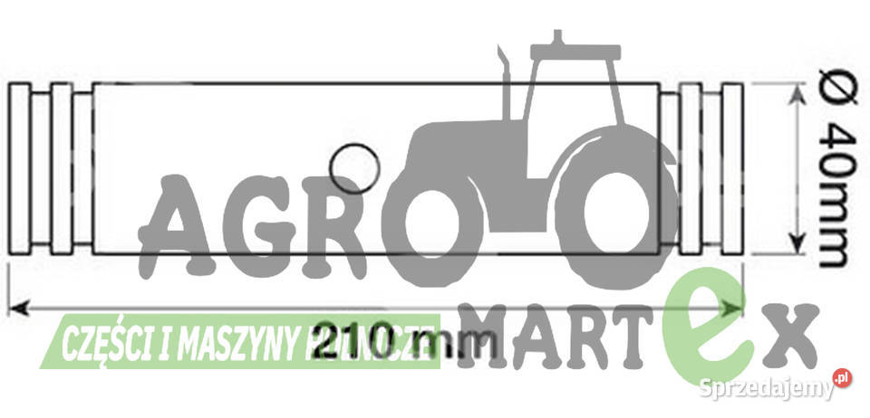340461A1 47108283 11353660 SWORZEŃ fi40x210 CNH Wichrów