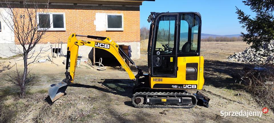 Mini koparka JCB 16 C1 sprowadzona piękna 1 wł Bieliny