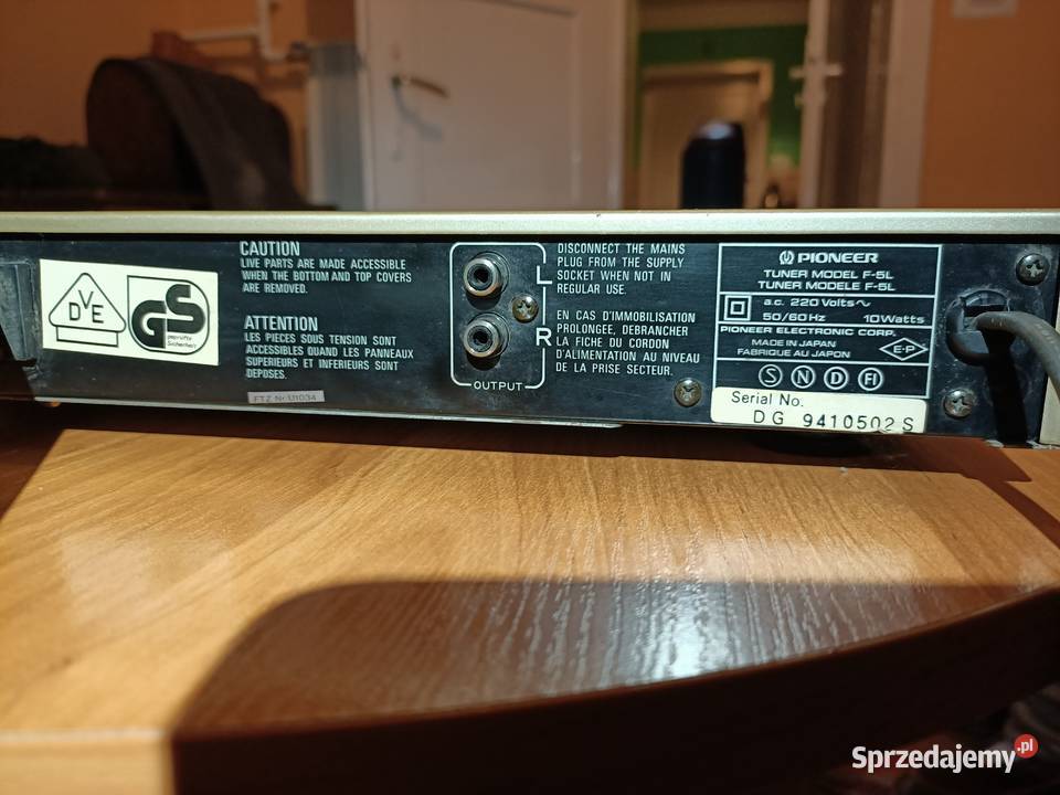 Pioneer tuner stereo F5L Tomaszów Mazowiecki
