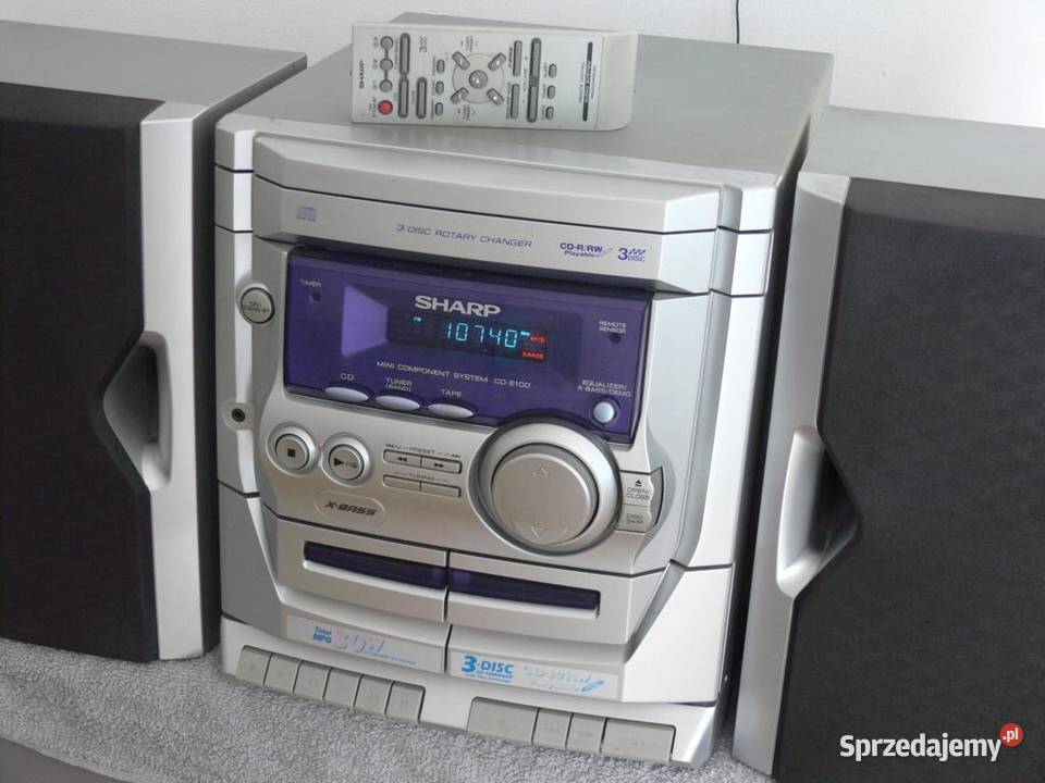 Wieża Sharp kol pil sprawna WYSYŁKA Jasło sprzedam