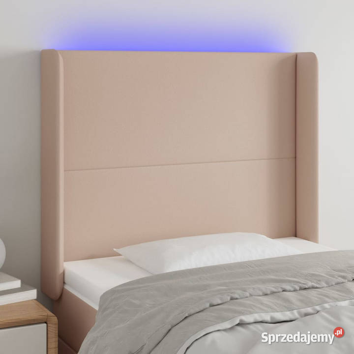 Zagłówek do łóżka z LED cappuccino 93x16x118128 Warszawa sprzedam