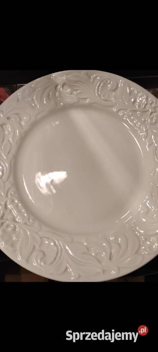 Duża piękna patera z reliefowanym brzegiem 32 Pabianice sprzedam