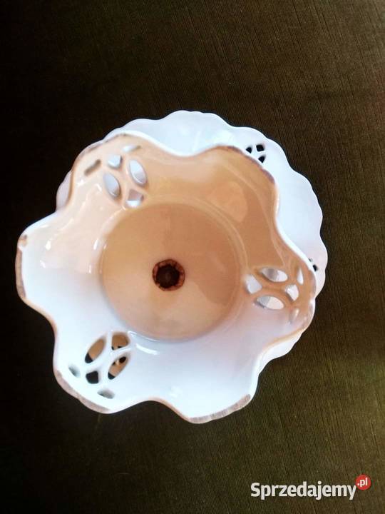 Patera na nodze z girlandą niebieską Piękna sprzedam