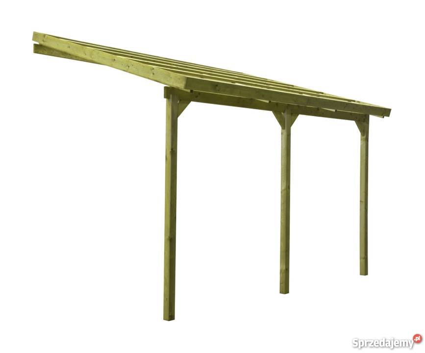 Wiata drewniana przyścienna 400x300 Wooder Wrocław