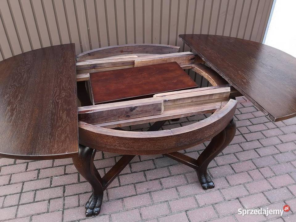 Stół Dębowy 130 Zgrabny Masywny Antyk Stary Swarzędz sprzedam