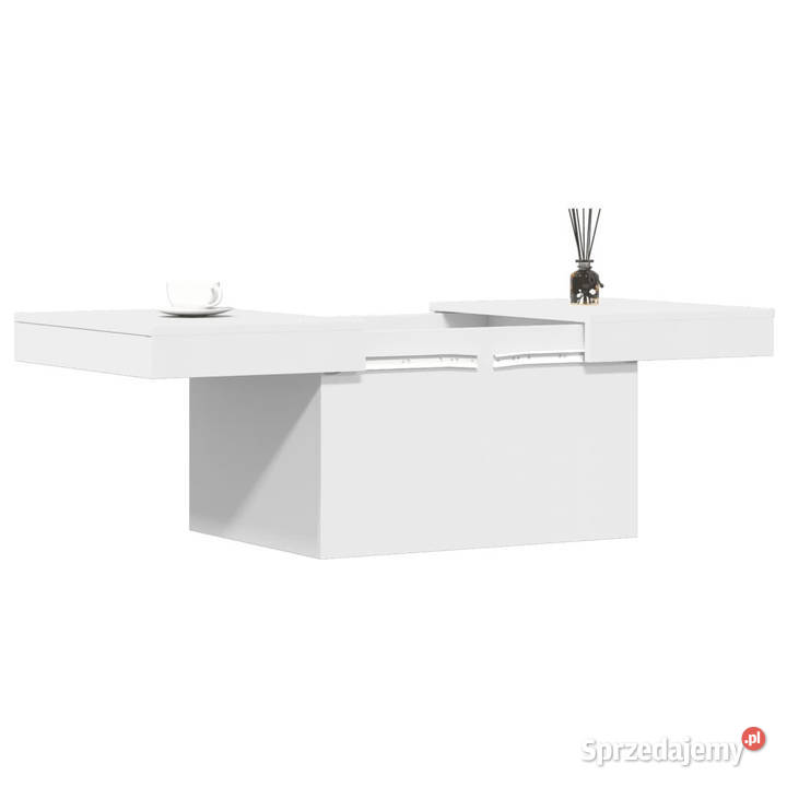 Stolik kawowy biały 100x55x40 materiał Warszawa