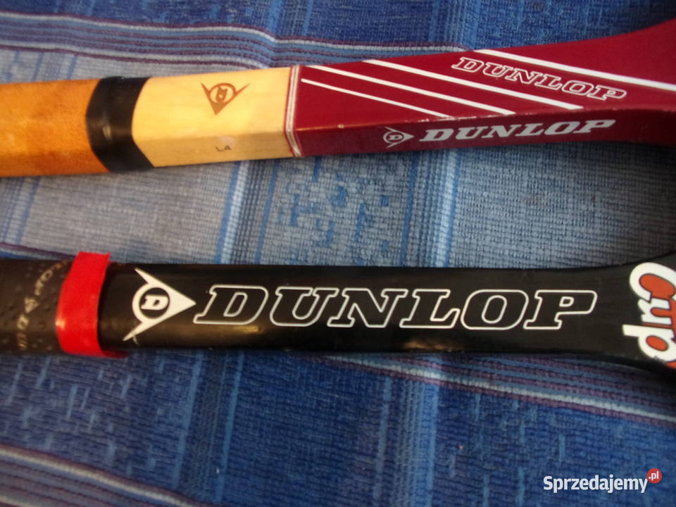 Drewniana rakieta tenisowa DUNLOP 2 modele Super Warszawa