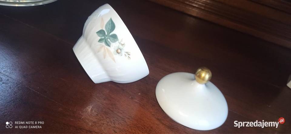 Cukiernica Scherzer BavariaGermany biała Porcelana i szkło Gdańsk