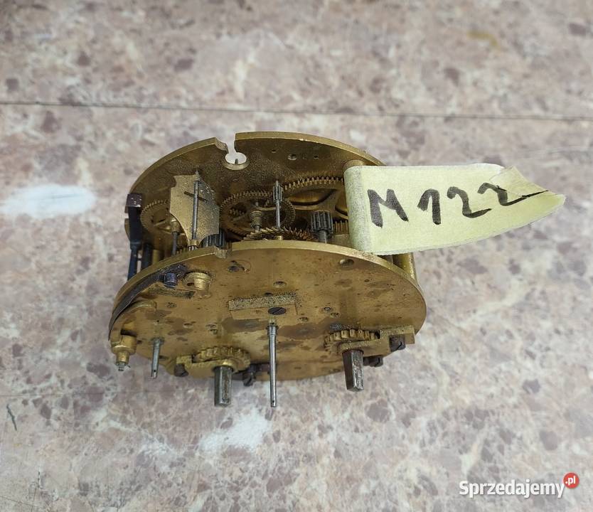 M122 Mechanizm starego zegara kominkowego