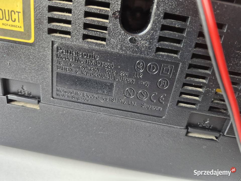radiomagnetofon Panasonic RXDT530  z CD Jawor sprzedam