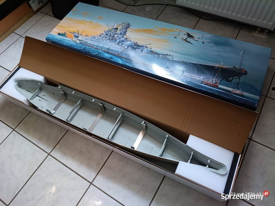 Pancernik Yamato w skali 1200 firmy Glow2B Legionowo sprzedam