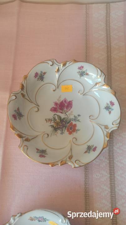 Patera z różowym tulipanem Ilmenau Made in Gdańsk