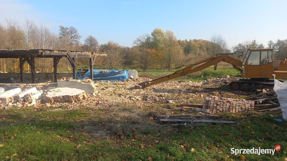 Koparka Waryński K408 z długim ramieniem