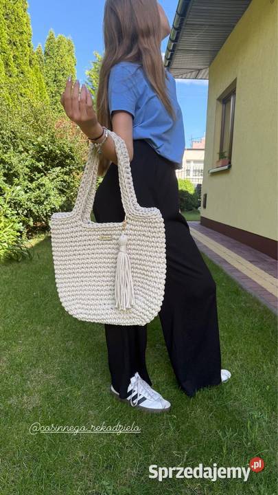 Torba ze sznurka bawełnianego shopperka Łódź