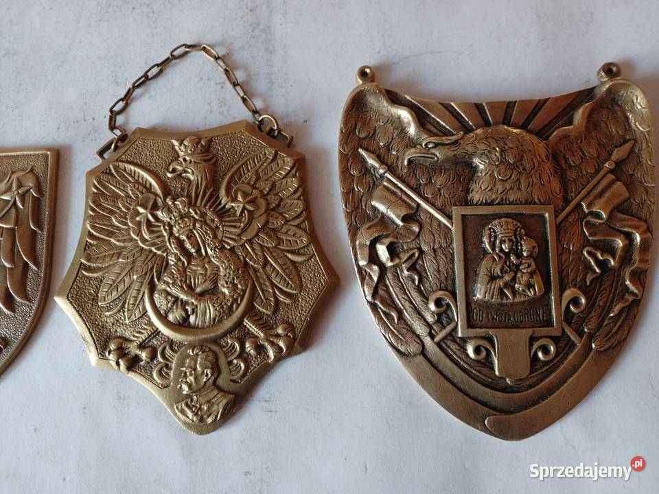 Ryngraf mosiężny dewocjonalia Mosiądz Kolekcja Poznań