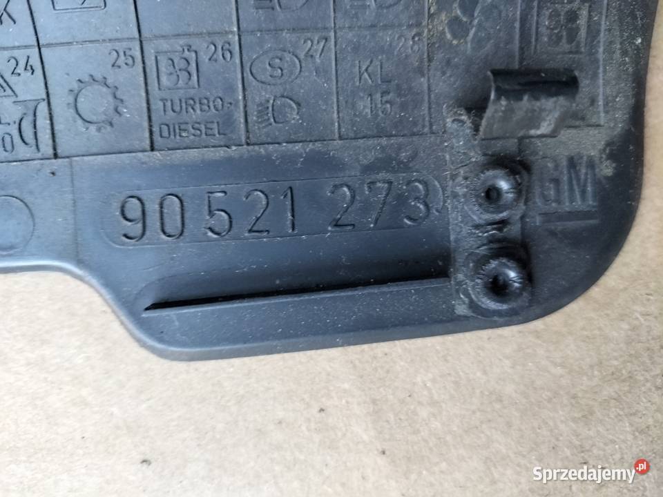 KLAPKA OSŁONA BEZPIECZNIKÓW 90521273 OPEL ASTRA osobowe lubelskie Kamień-Kolonia