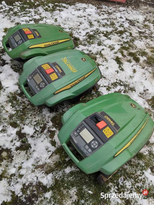 3 roboty koszące John Deere Tango E5 Gościeradów Ukazowy