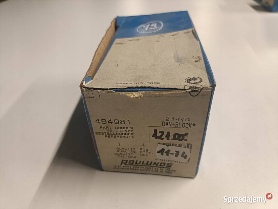 Renault Master I PRZEDNIE KLOCKI HAMULCOWE przód lubelskie Rudka