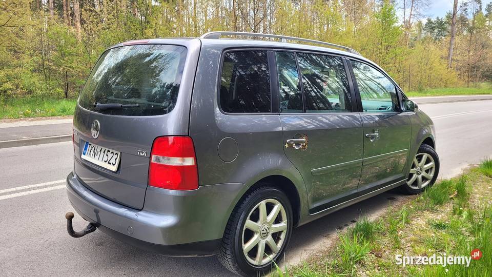 VW TOURAN 19 TDI 105 7OS ZAREJESTROWANY KLIMA 1900cm3 Końskie