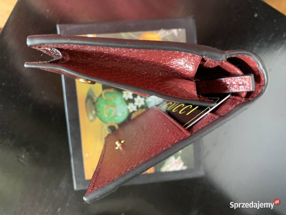 Portfel skórzany Gucci Pozostałe Warszawa