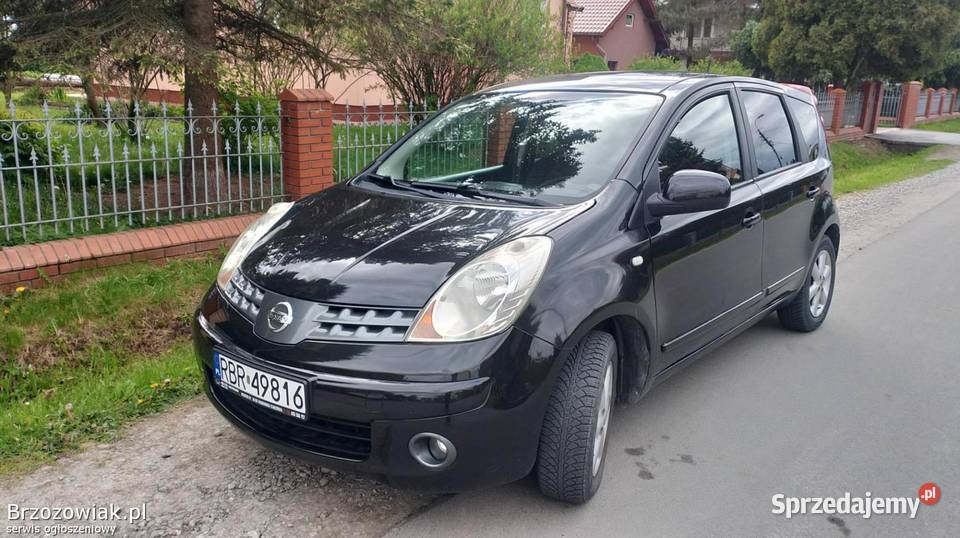 Nissan Note sprawne do jazdy zadbane sprzedam Rok produkcji 2008 podkarpackie Brzozów