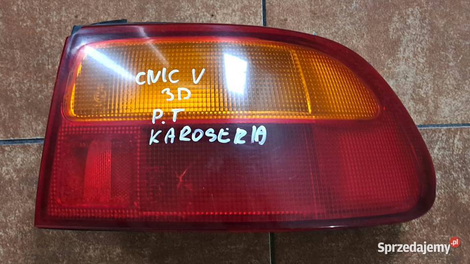 Lampa tył Civic V 3D Płońsk