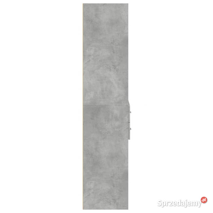 Wysoka szafka szarość betonu 70x425x185 Warszawa
