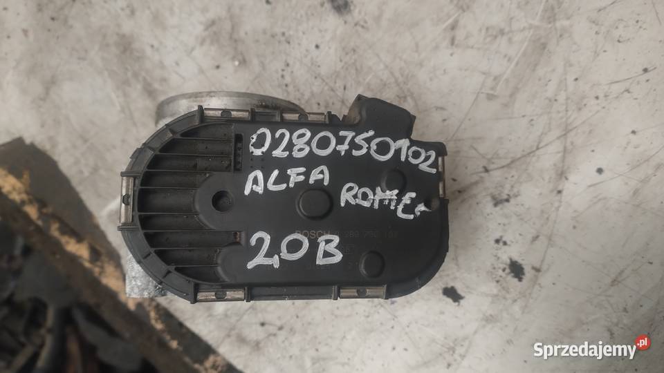 ALFA ROMEO 156 20 TS przepustnica 0280750102 Przepustnice Kielce