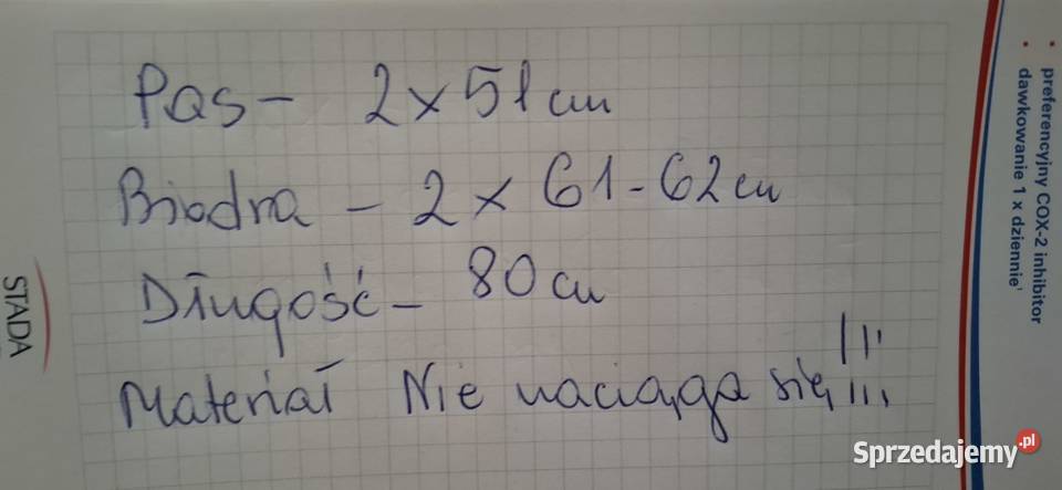 Spodnie rybaczki ff Bez wzoru małopolskie