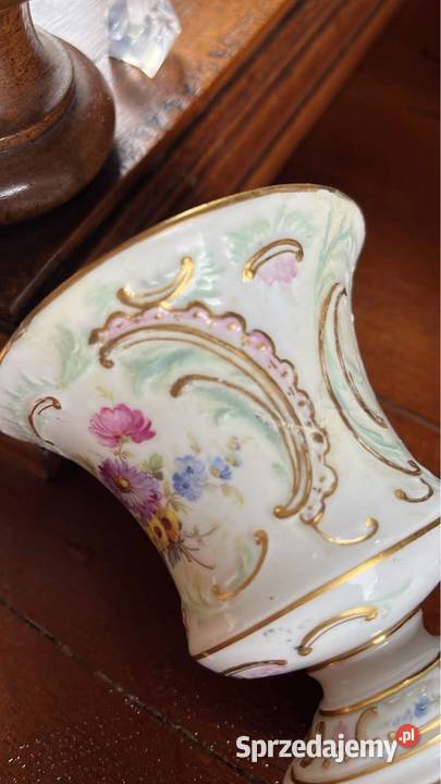 Wazon na stopie Syg MeissenMisnia Ręcznie Gdańsk