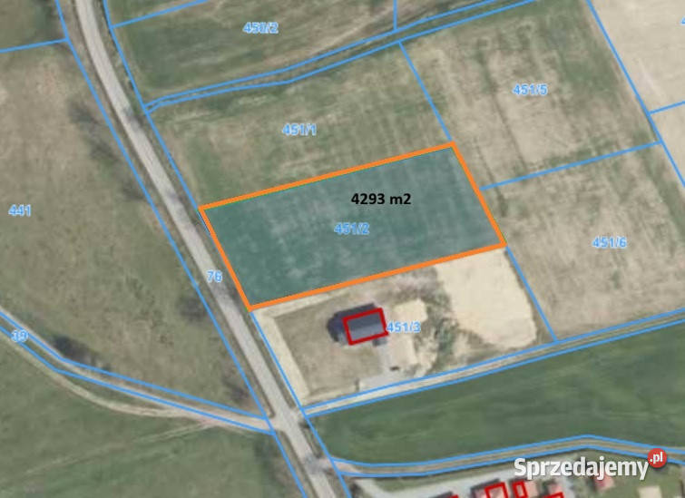 Działka z WIDOKIEM NA GÓRY 4292m Sudety Wolany 4292m2 Sprzedaż