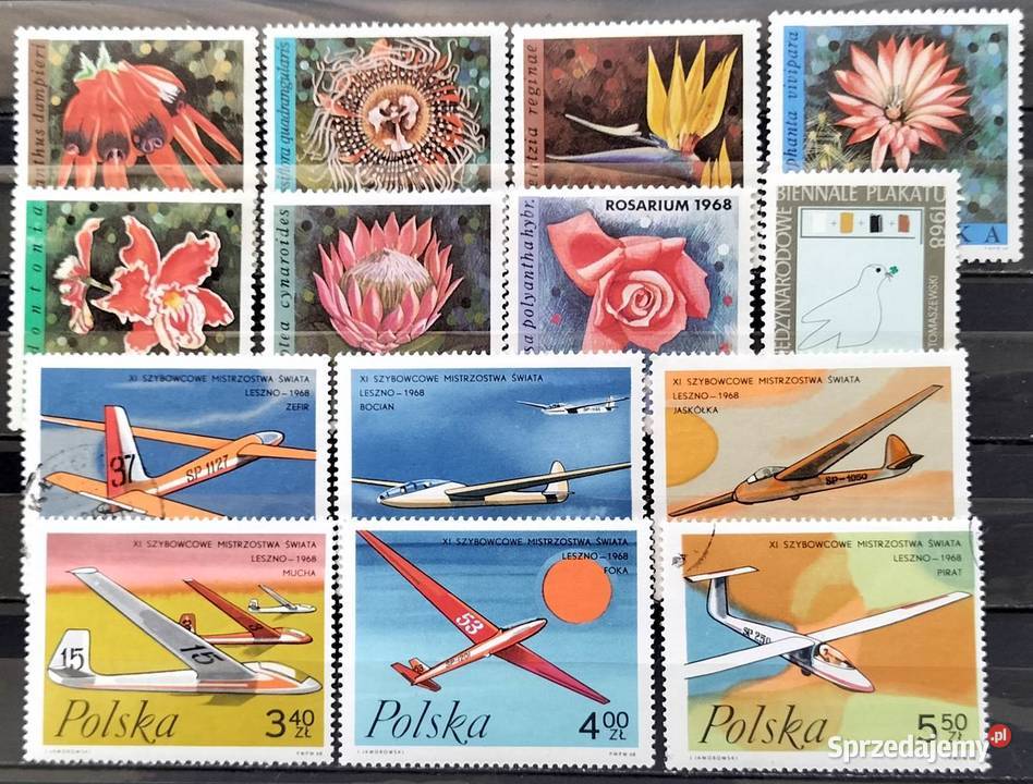 ZNACZKI POLSKIE 1968 kwartał II Leźnica Wielka-Osiedle sprzedam
