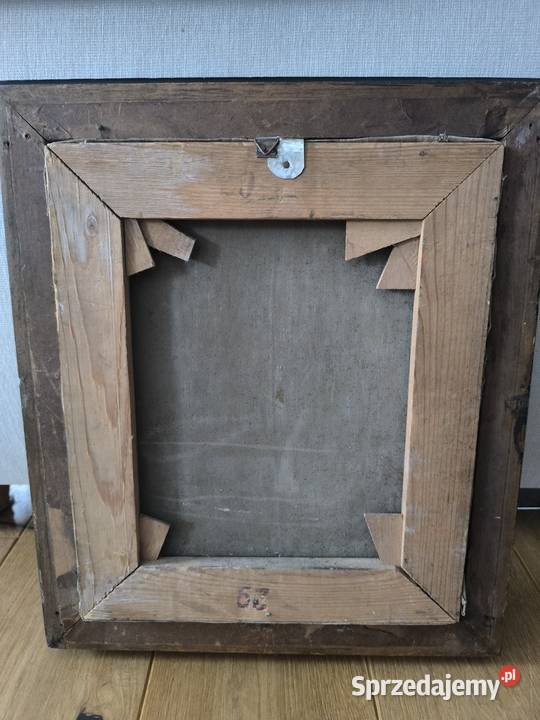 Piękny obraz olejny na płótnie pejzaż Łódź sprzedam