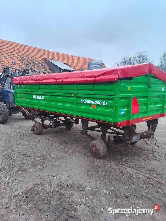 Przyczepa rolnicza HWHL 6011 NIE HL8011 Łąsko Wielkie sprzedam