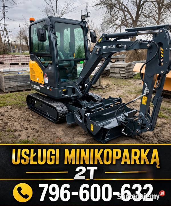 Tanie usługi minikoparka podkarpackie Nisko