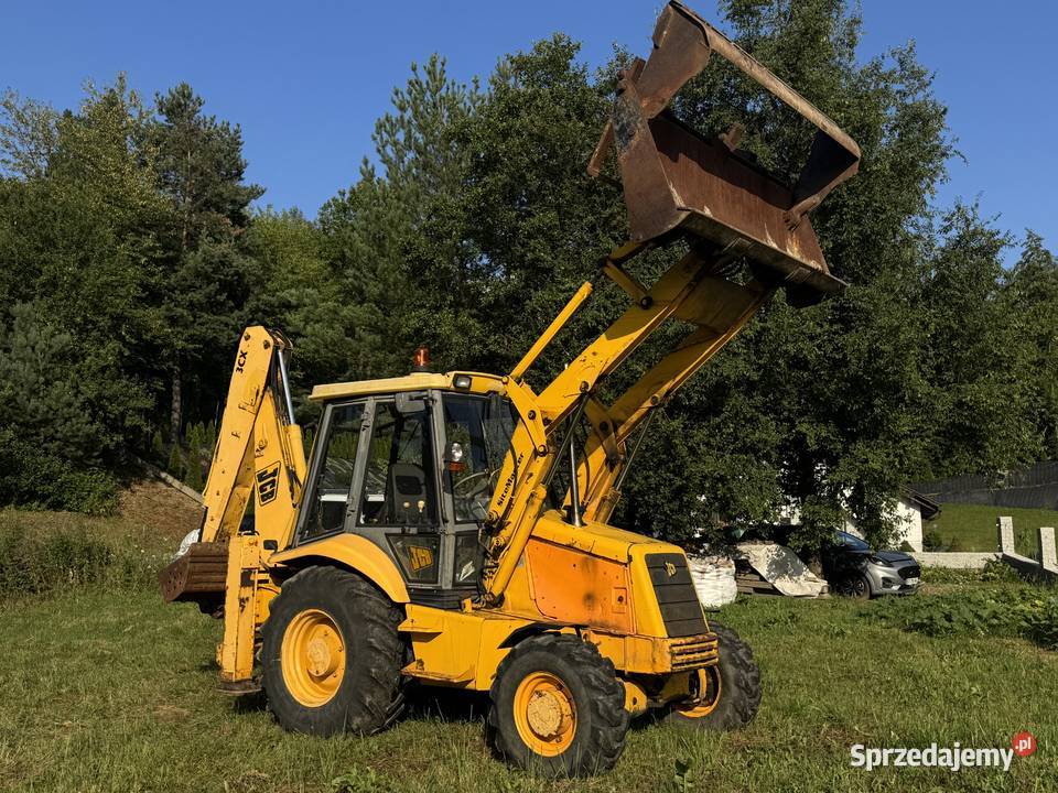 JCB 3CX 4x4 Teleskop Szybkozłącze Krokodyl Widły