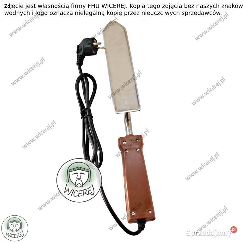 Nóż elektryczny do odsklepiania ramek z Jaśliska