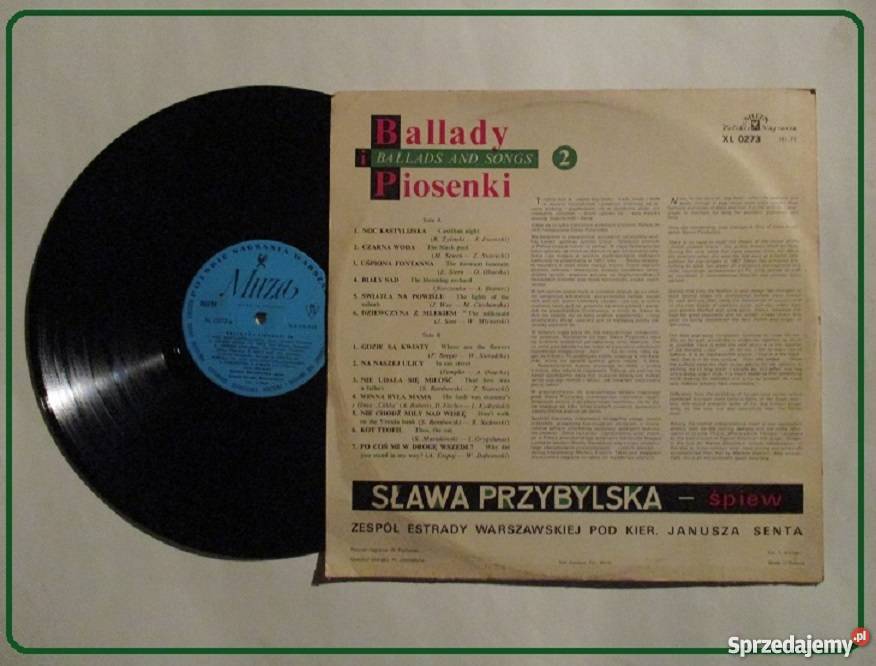 SŁAWA PRZYBYLSKABallady i piosenki LP1965 Łódź sprzedam
