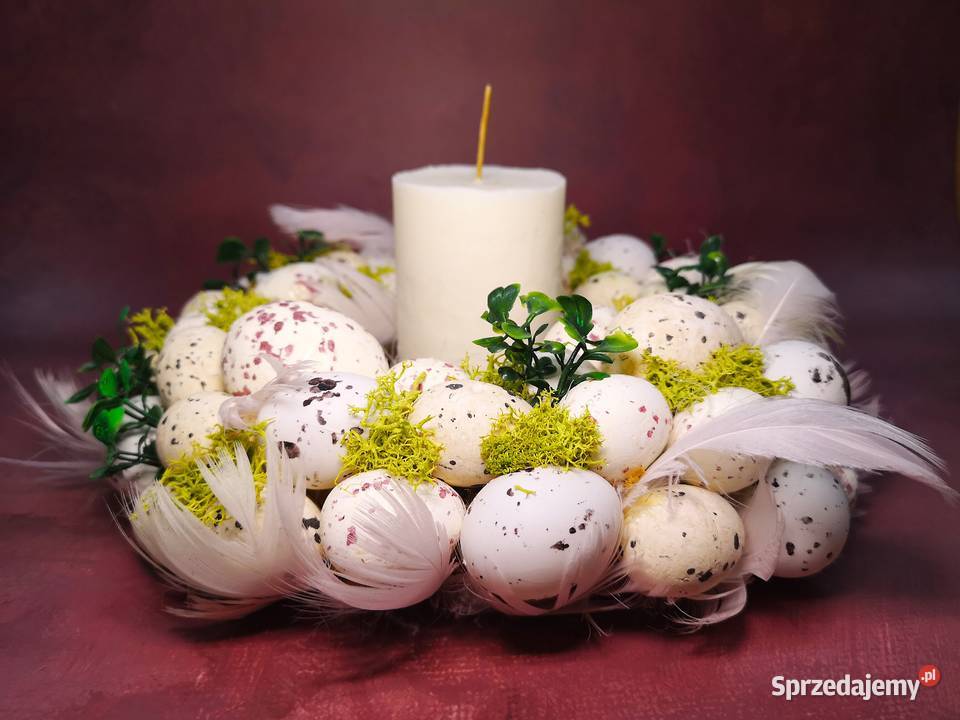 Stroik wielkanocny z jajek Wielkanoc Kielce