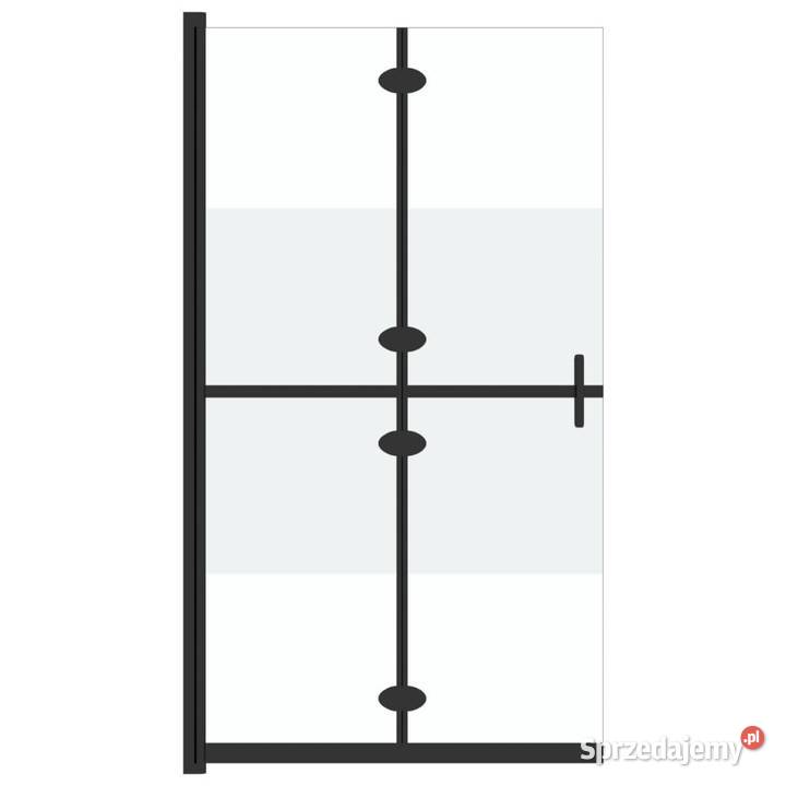 vidaXL Składana ścianka prysznicowa pół mrożone Warszawa sprzedam