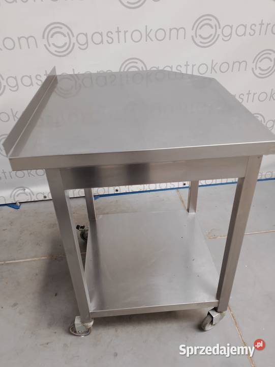 STÓŁ Z PÓŁKĄ JEZDNY  80X70X90 ŚCIĘTY NAROŻNIK Wrocław