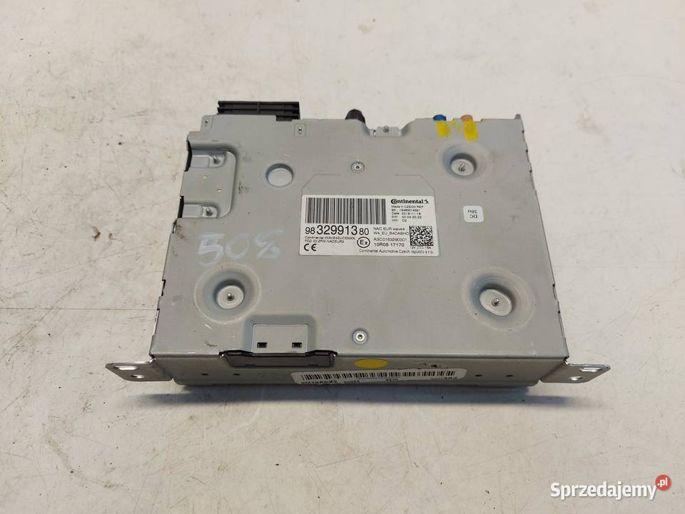 PEUGEOT 508 II Radio nawigacja 9832991380 Części samochodowe