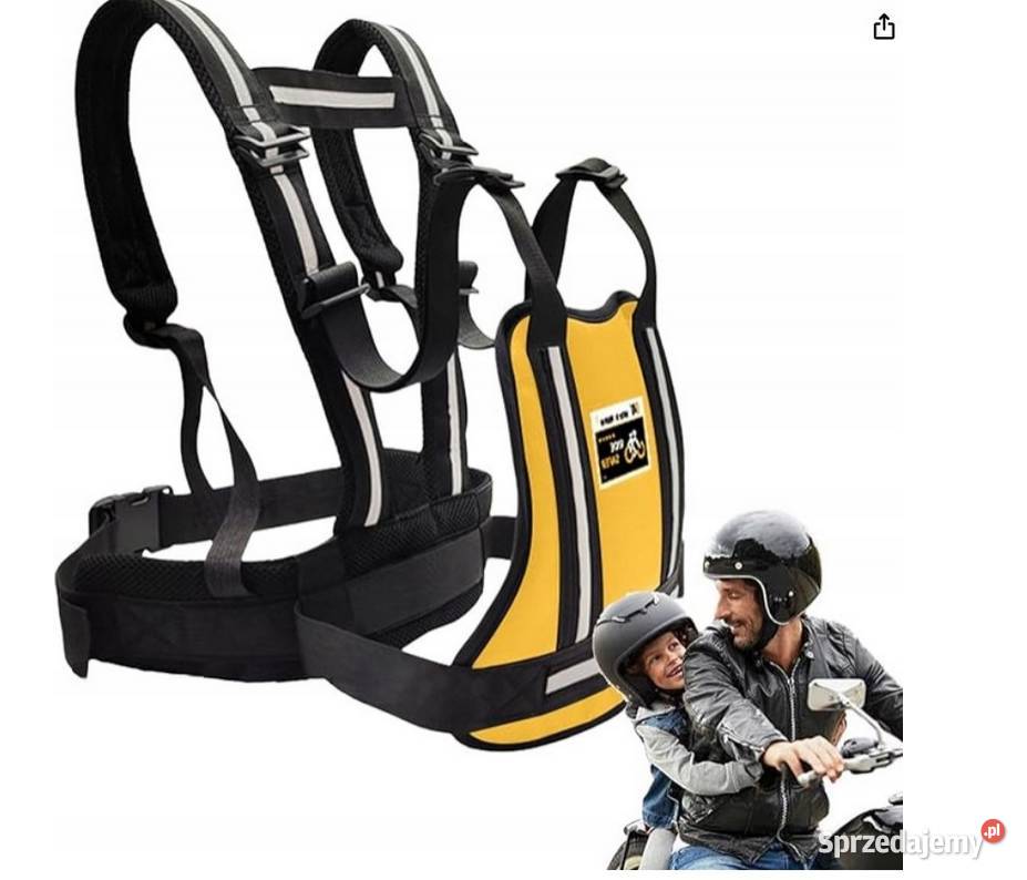 PAS BEZPIECZEŃSTWA SZELKI DZIECKA NA MOTOCYKL śląskie Sosnowiec