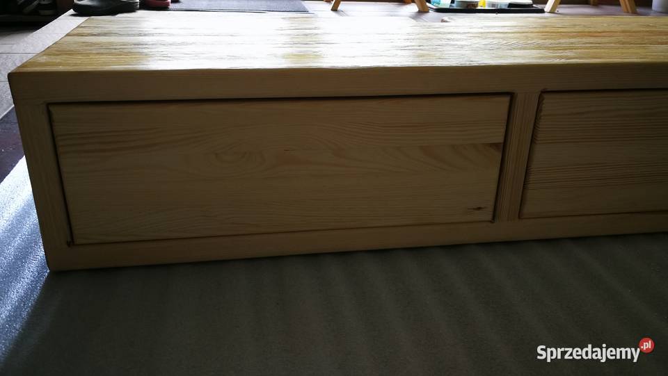 Konsola drewniana rustykalna półka drewniana 35cm Radków