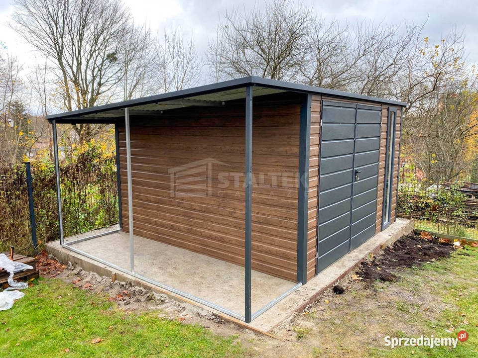 Domek ogrodowy schowek 35x35m wiata 1x35m brama Świnoujście